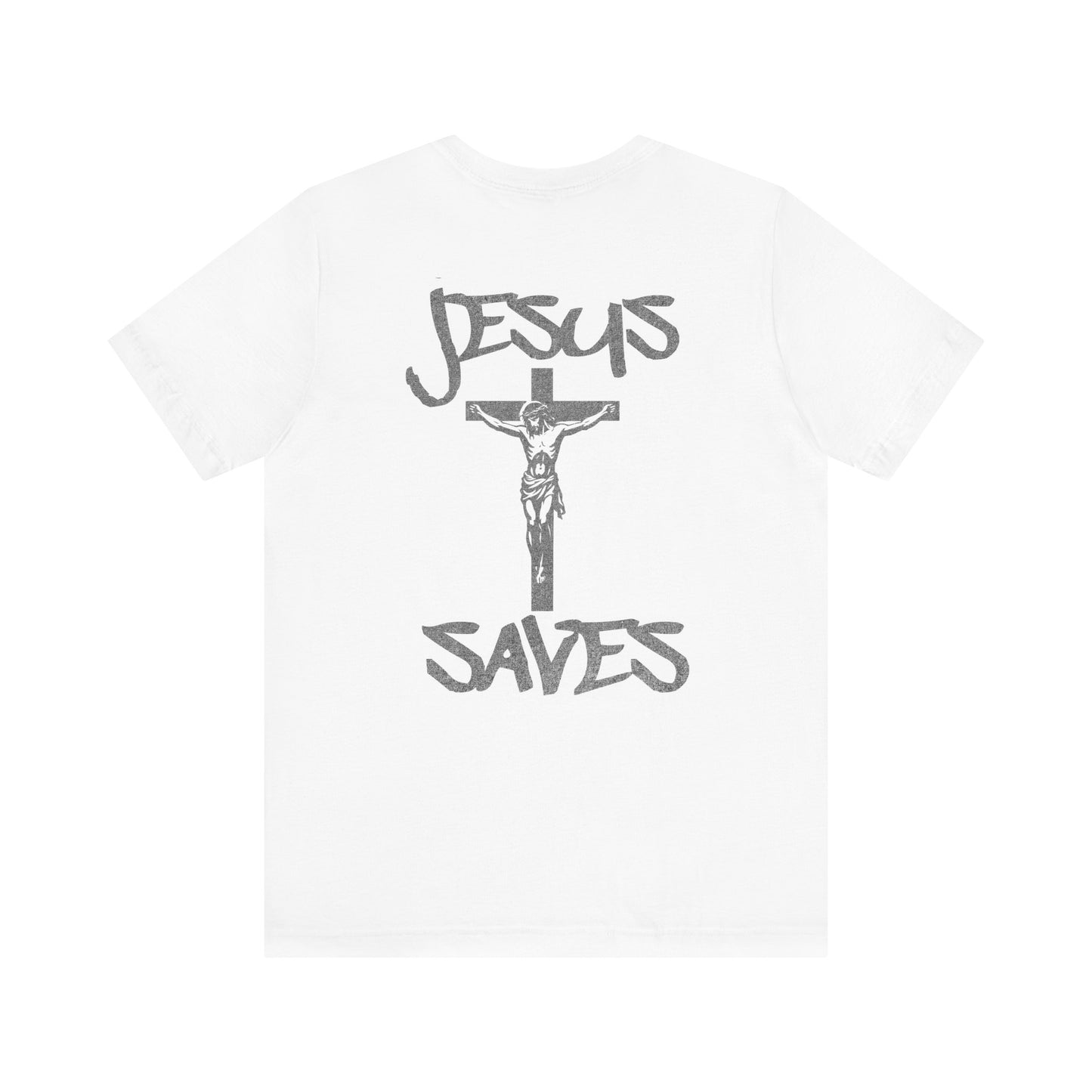 Inspirational Christian Tee, Jesus Saves Shirt, Faith-Based Apparel, Unisex Religious T-Shirt, Spiritual Gift, Church Wear